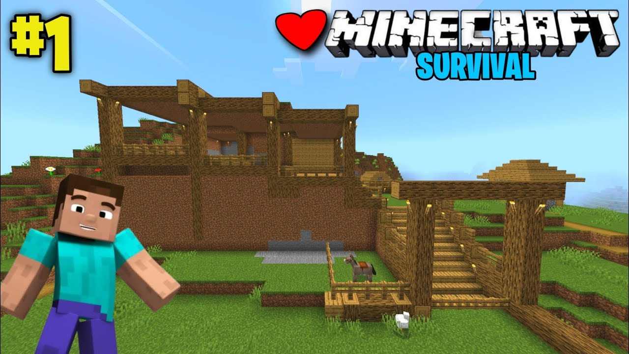 Minecraft PE New Survival Series Ep 1 | Minecraft 1.21 Survival Gameplay In Hindi |