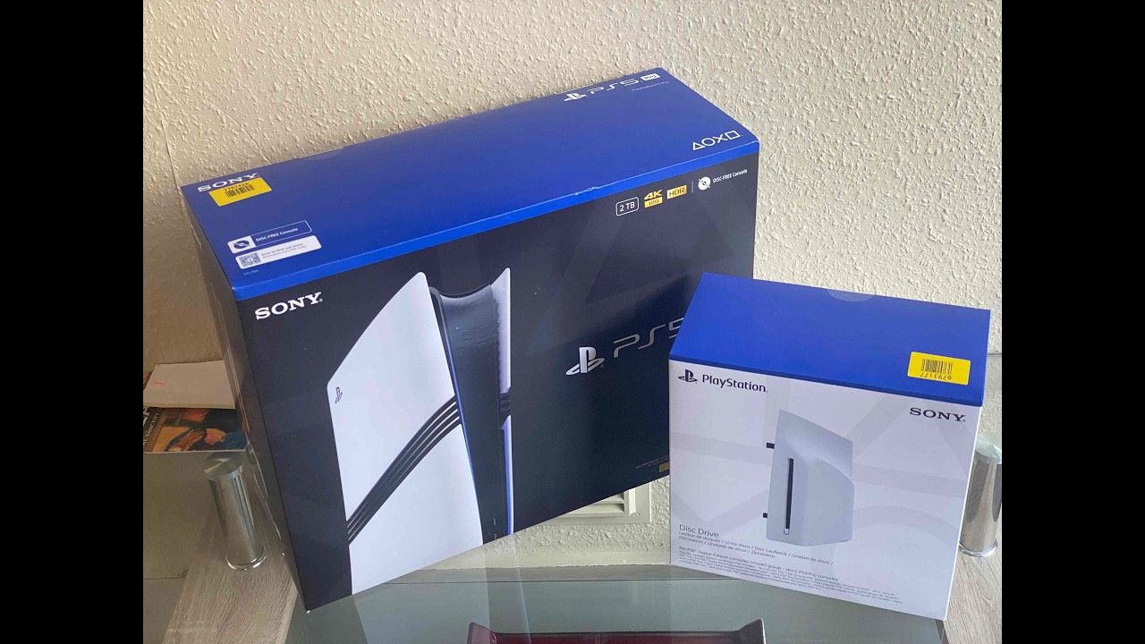 Unboxing of My Birthday Present 🎁 The Sony PlayStation 5 Pro with the Disc Drive
