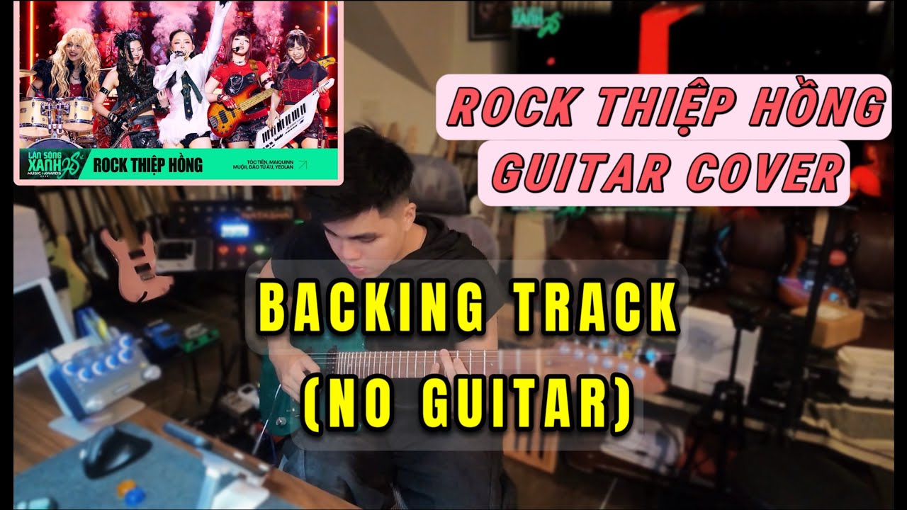 ROCK THIỆP HỒNG | GUITAR BACKING TRACK | NO GUITAR  | LXS 2025
