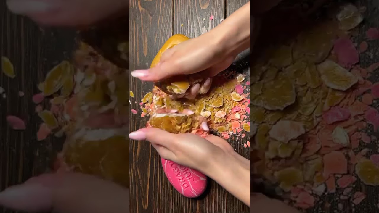 ASMR Soap Crushing- Extreme Satisfaction |Clean and Relaxing Sounds