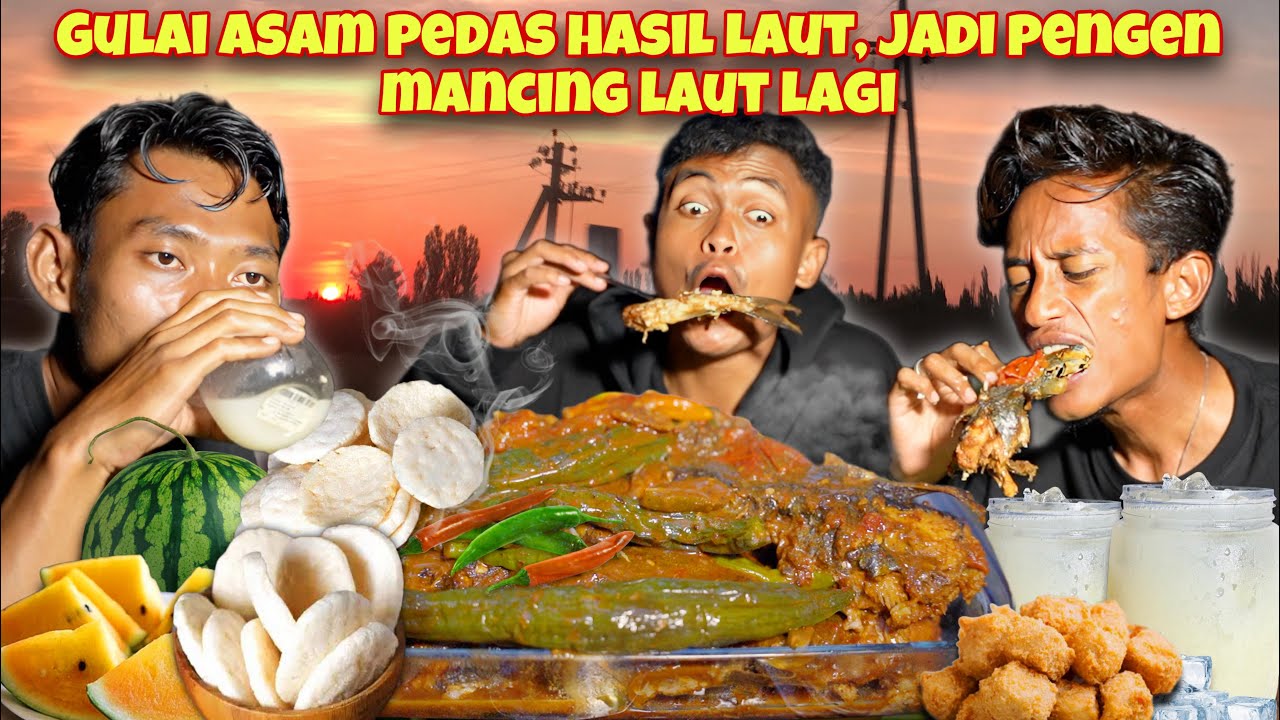 BUKA PUASA DENGAN GULAI ASAM PEDAS IKAN KEDUKANG HASIL MANCING DI LAUT