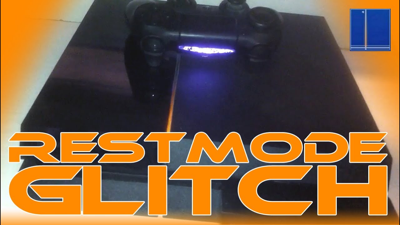 HOW TO turn on PS4  from REST MODE Glitch Blinking Orange Light BOL (GERMAN)