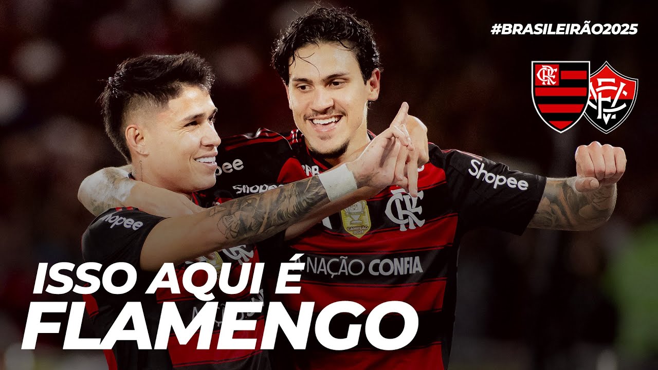 ISSO AQUI &Eacute; FLAMENGO | FLAMENGO 8 X 0 VIT&Oacute;RIA | BRASILEIR&Atilde;O (25/08/25)