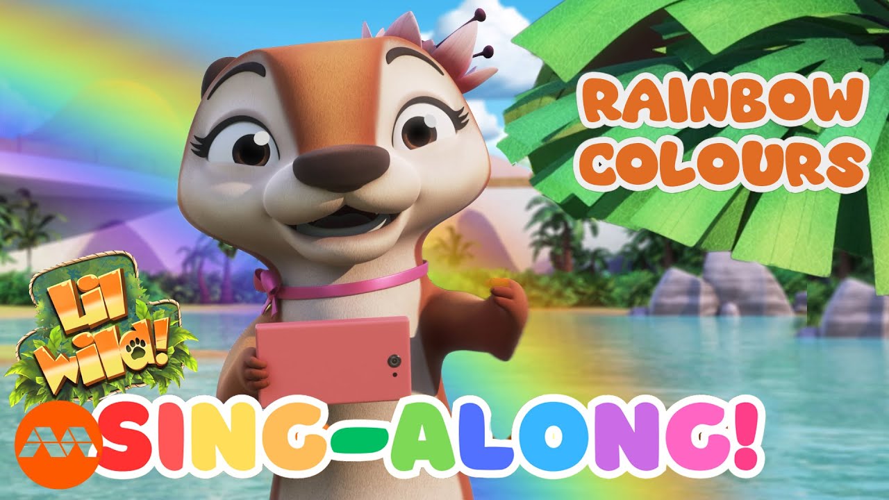 ₊˚♪ RAINBOW COLOURS ˚₊ | okto Singalong Songs | Lil Wild Shorts S1E24 | @Mediacorpokto