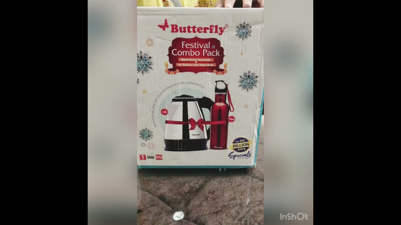 #electrickettle #flipkart #thebigbilliondays #unboxing #butterfly