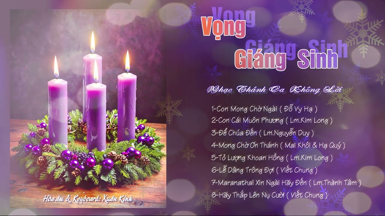 Vọng Giáng Sinh - Nhạc Thánh Ca Không Lời.- Instrumental Hymns for Advents.