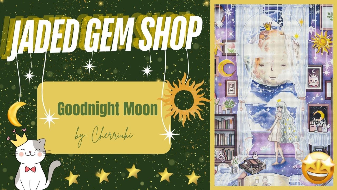 Jaded Gem Shop - Goodnight Moon by Cherriuki - PIXEL Charted!