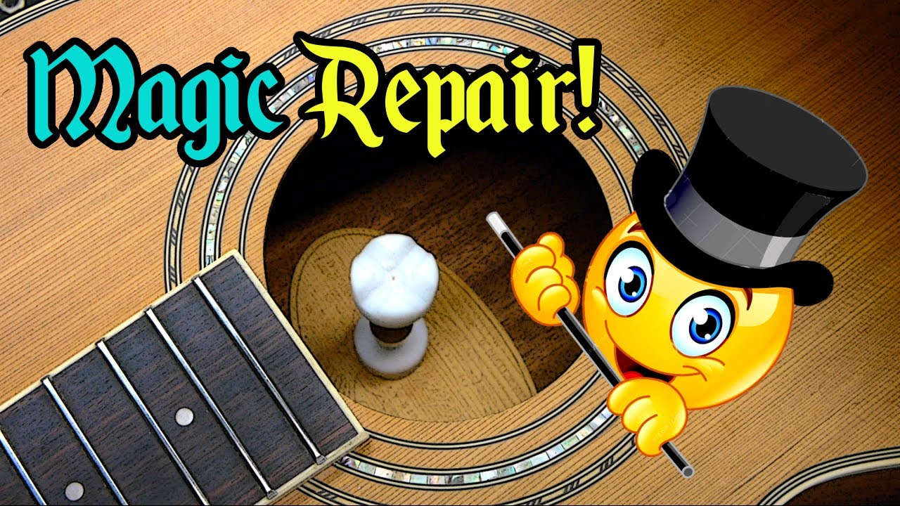 MAGIC Acoustic Guitar Repair!