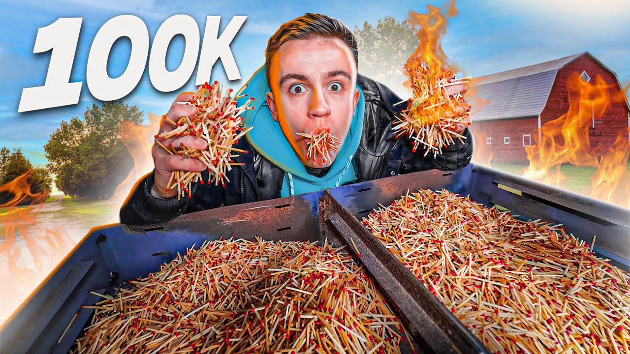 CRAQUER 100.000 ALLUMETTES, &Ccedil;A FAIT QUOI ?!