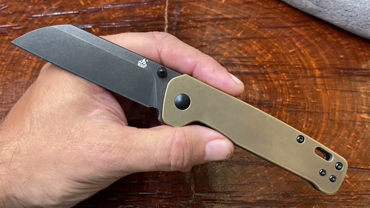 QSP Penguin Knife Brass Bridging the Gap Between Modern and Traditional
