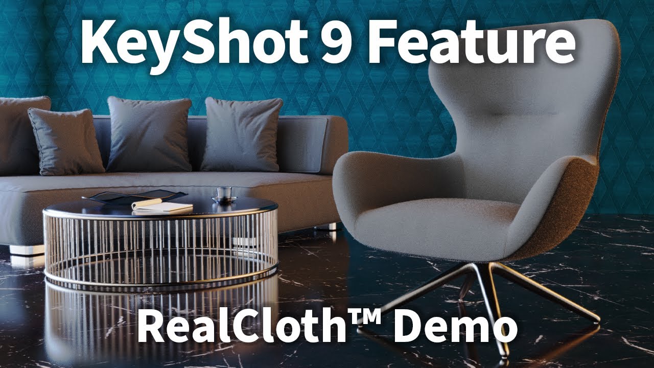 KeyShot 9 - RealCloth&trade; Demo
