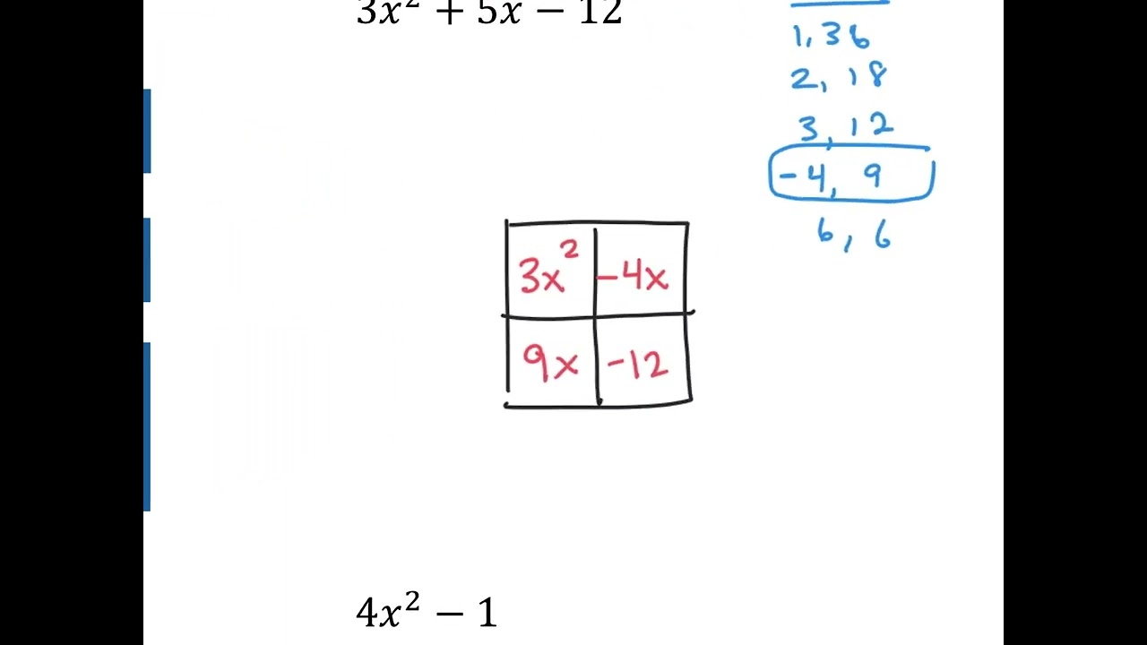 Algebra Topic 7 Ticket to Retake (#4-5)