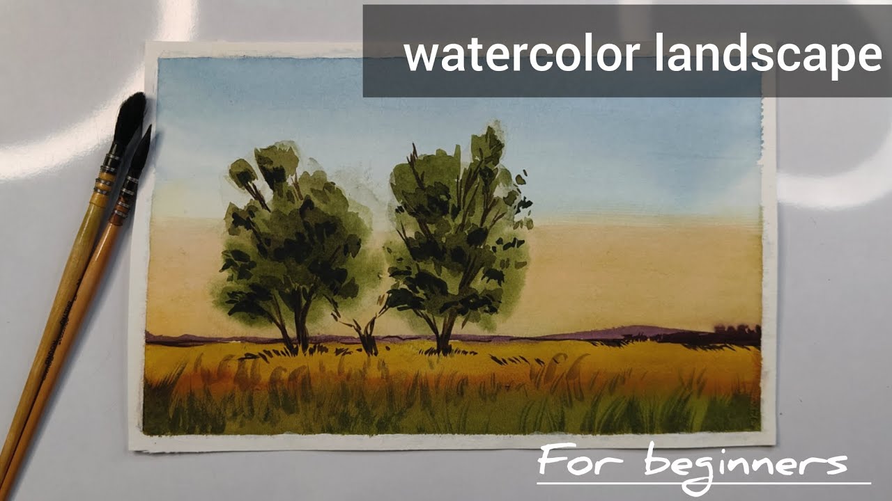 How to Draw Landscapes for Beginners | Step-by-Step Full Tutorial🎨