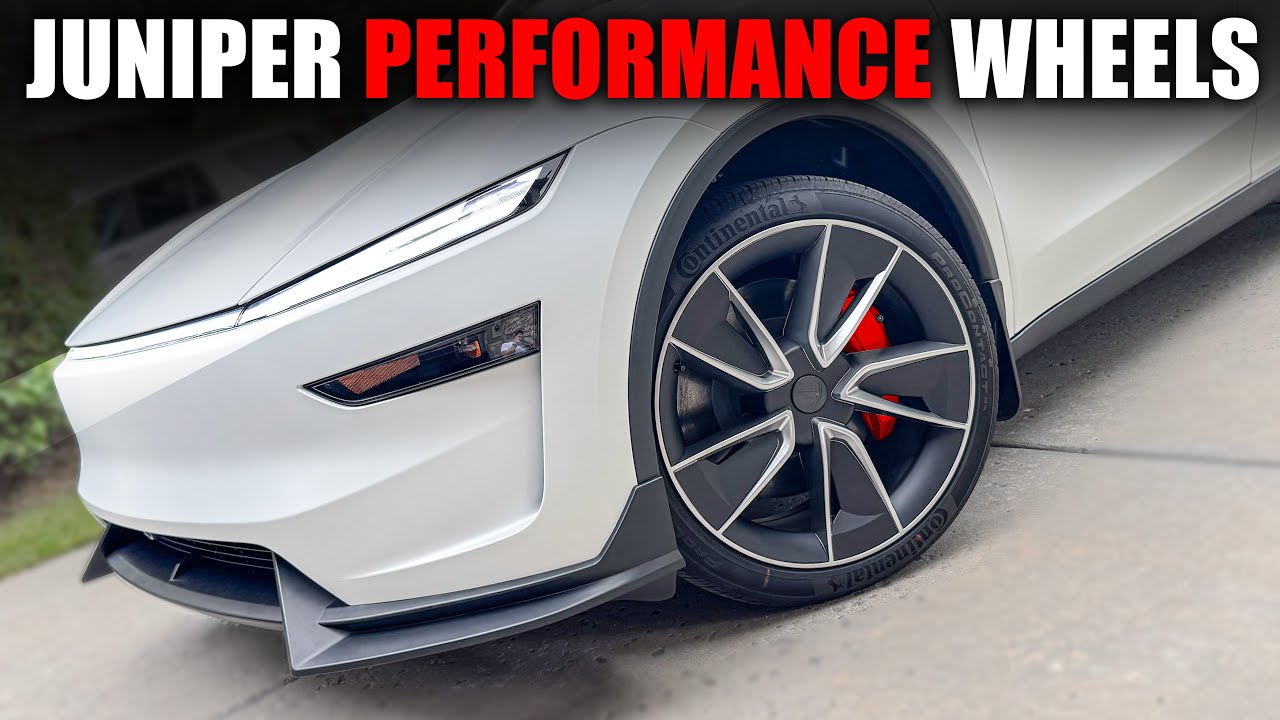 2026 Tesla Model Y Juniper Performance Wheel Covers! #tesla