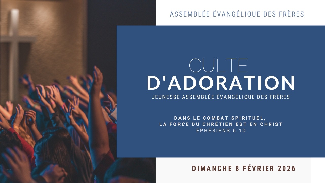 Culte JAEF du 08/02/26 - Dans les épreuves Joseph, conserve la Faveur de Dieu PT1