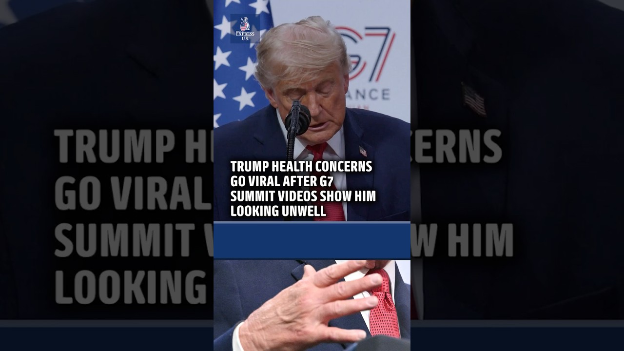 Exhausted Trump G7 speech adds fuel to health concerns