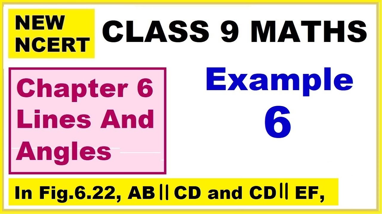 Class 9 Maths | Chapter 6 | Example 6 | Lines And Angles | NEW NCERT | Ranveer Maths 9