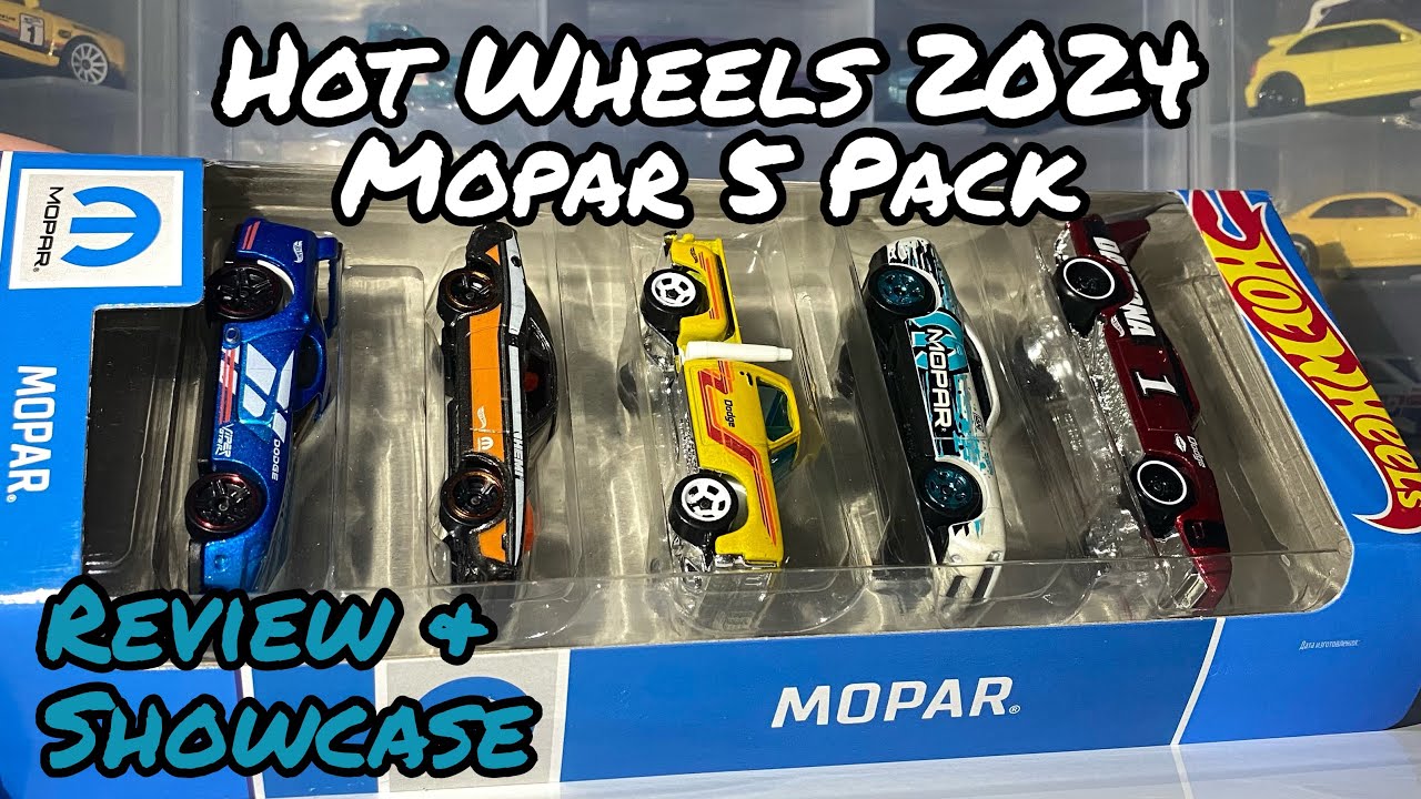 Hot Wheels 2024 MOPAR 5 Pack - Unboxing, Review & Showcase!