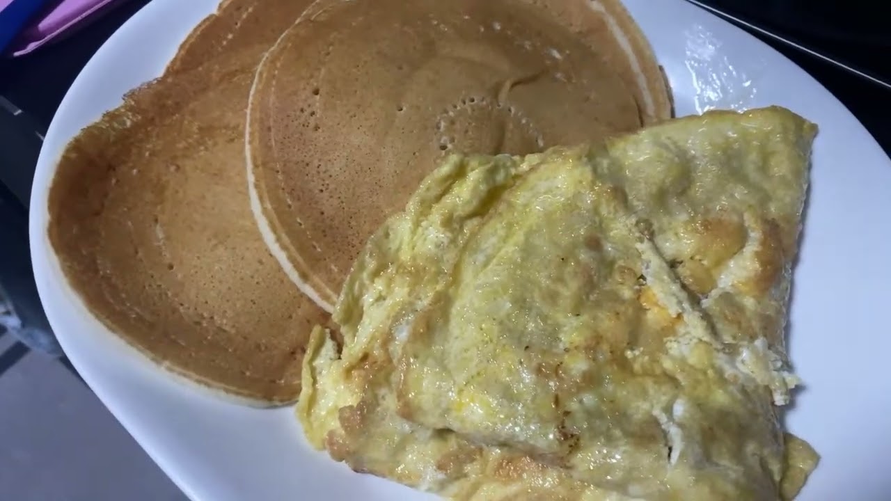 Copy of Nida's cooking show!! Eggs 🥚 with hotcake
