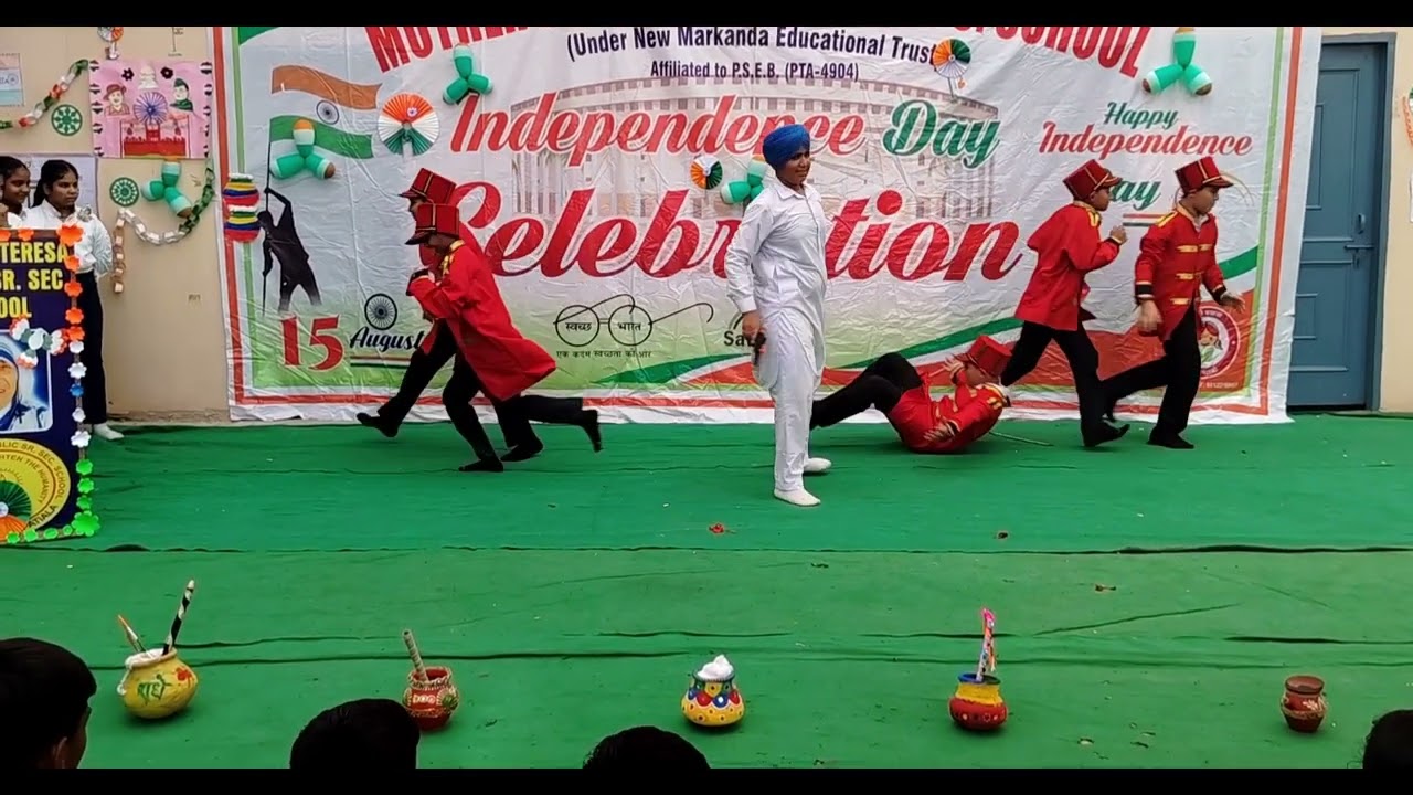 Performance on Independence Day presented by Class- 8th to 10th students 👏
