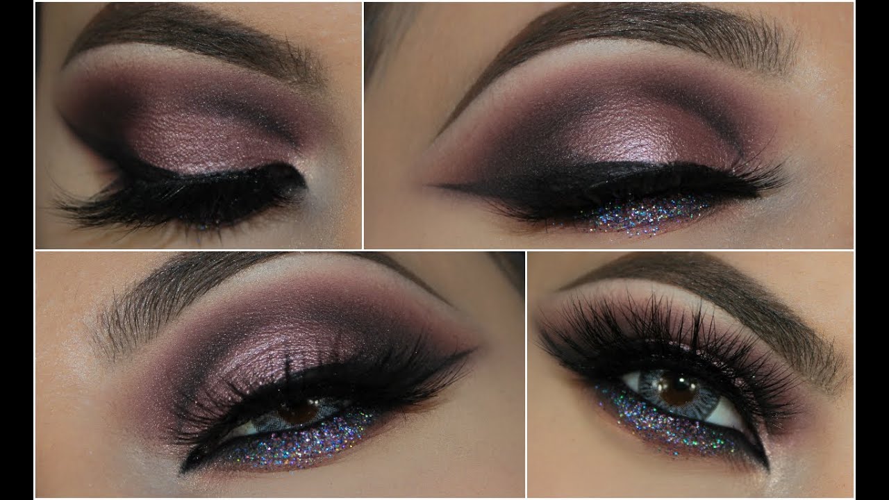 Purple Sparkle Smokey Eye | Dramatic | Amys Makeup Box