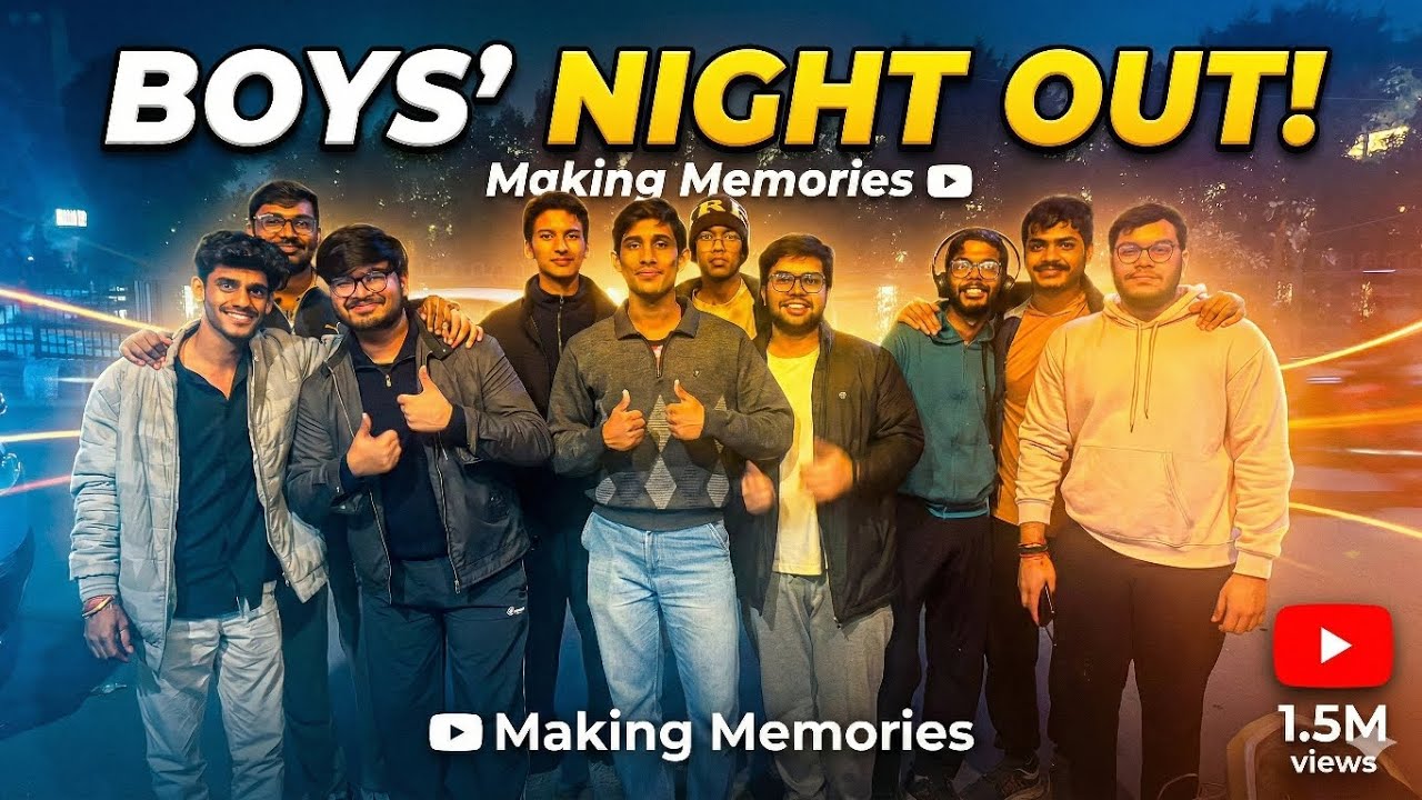 BOYS NIGHT OUT AFTER END SEM EXAM || 