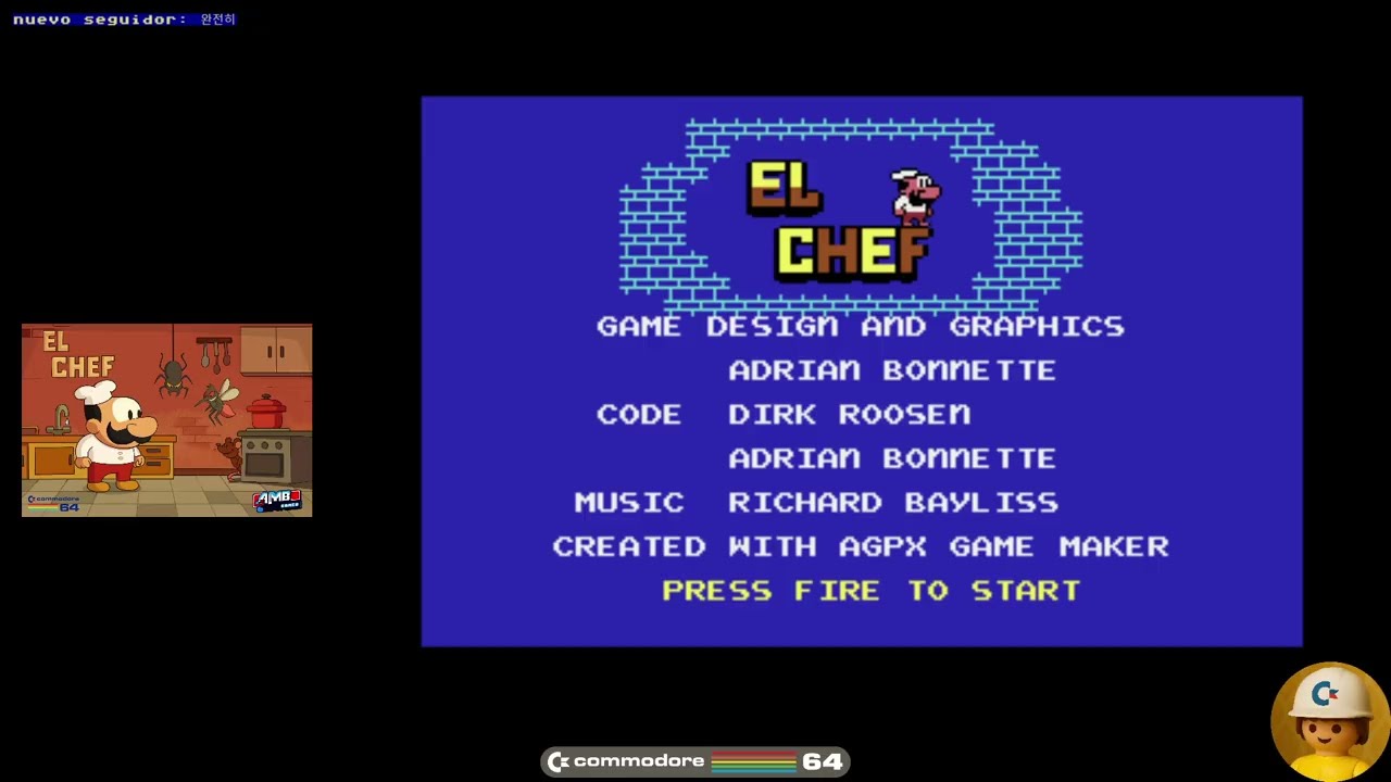 El Chef Longplay  C64