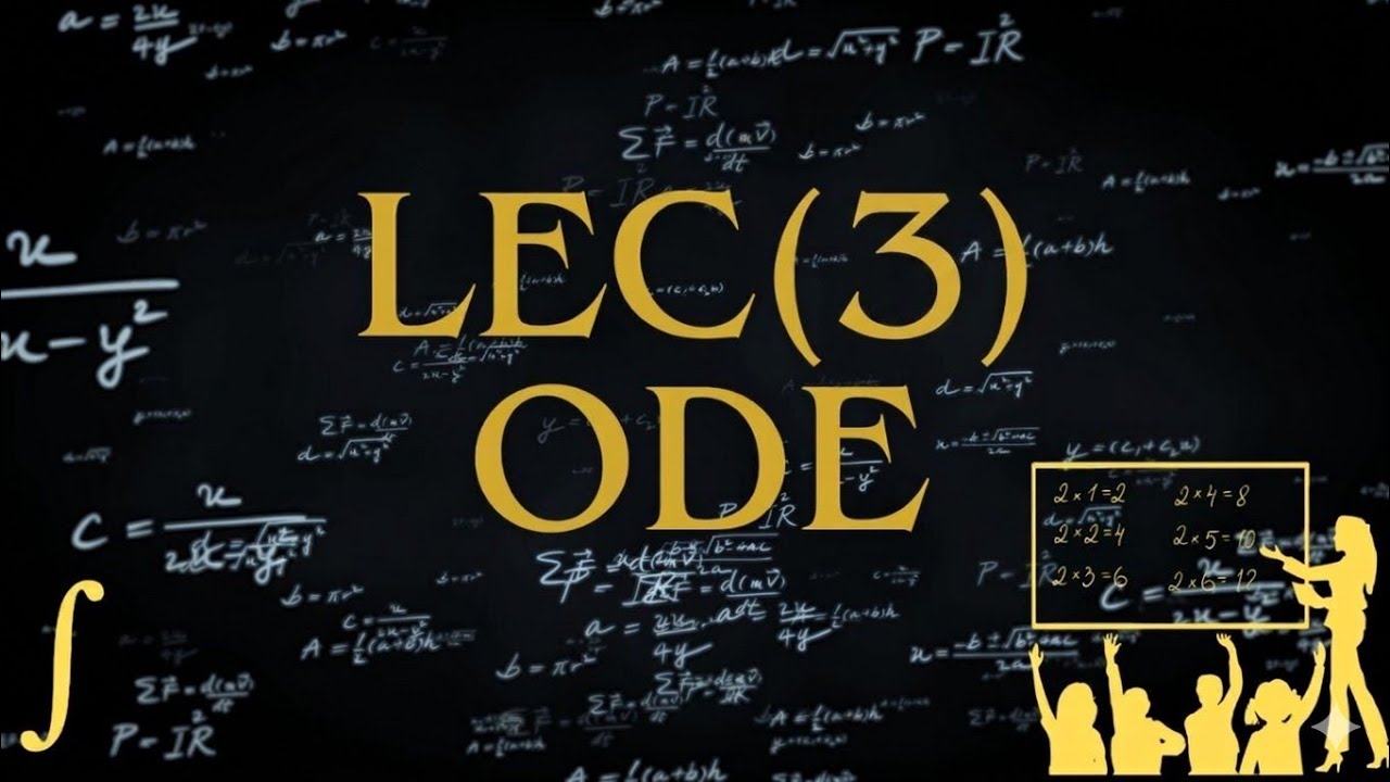 Lecture 3 - Part 1 - Ordinary Differential Equations - Dr/ Samah El Sahfiey