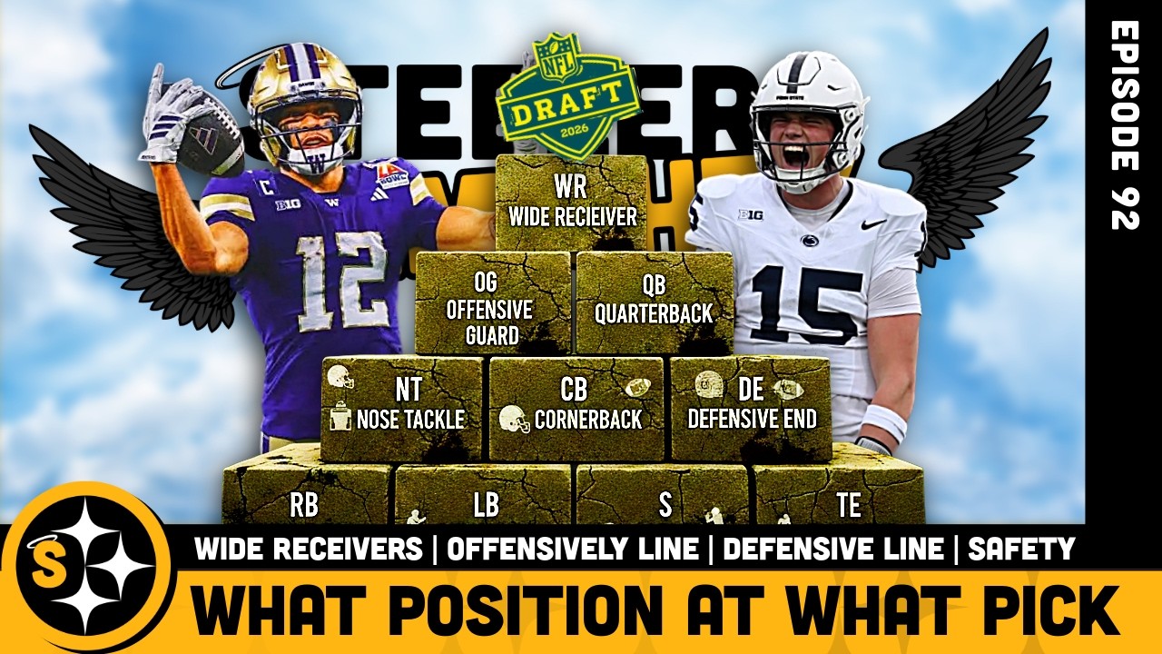 Will The Steelers Draft ANOTHER Offensive Lineman Instead Of WR? | Episode 92