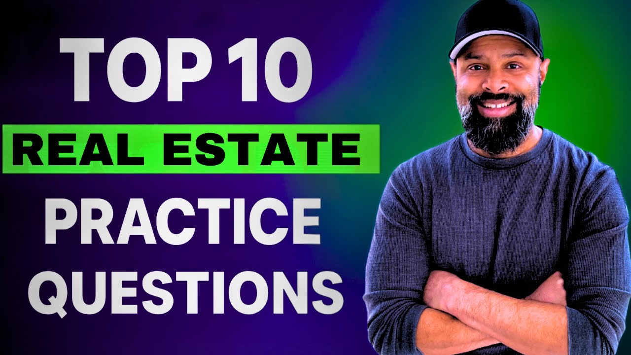 National Real Estate Exam Questions (MUST KNOW!)