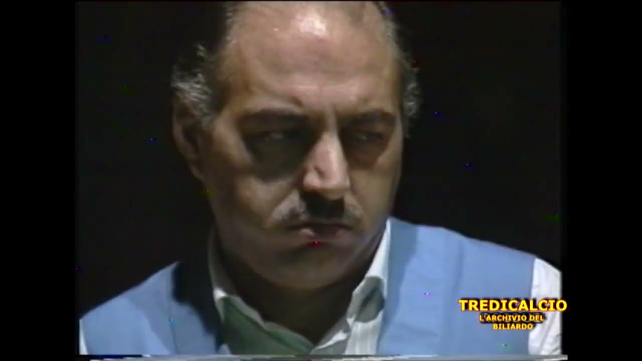 CIFALA' vs TORREGIANI FINALE 12°CAMPIONATO MONDIALE BILIARDO 1990 BRESCIA@TREDICALCIO
