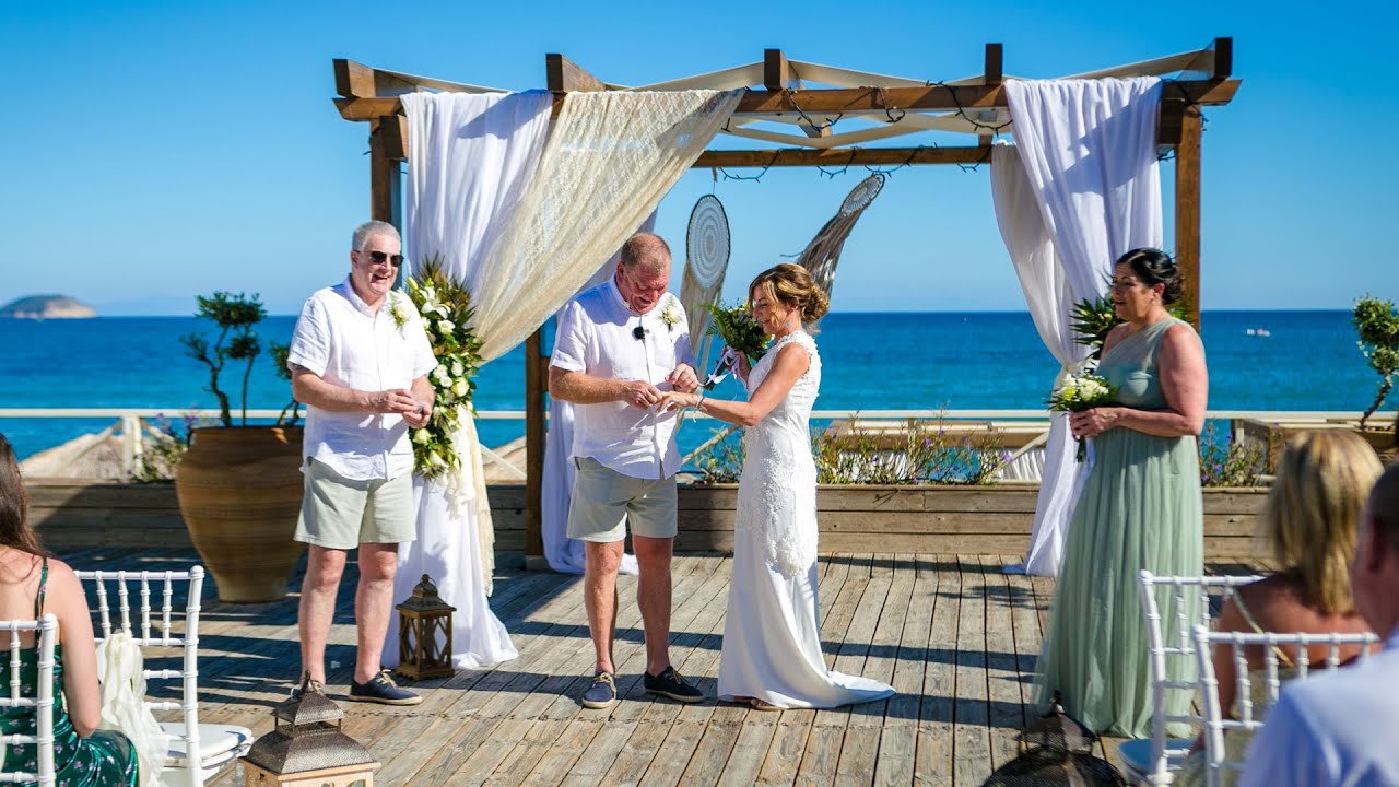 Martine & Steven's Vezalis Zante wedding highlights