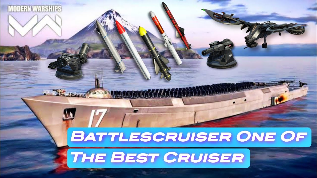 Battlescruiser One Of The Best Cruiser #modernwarships #mwcreator #gaming 