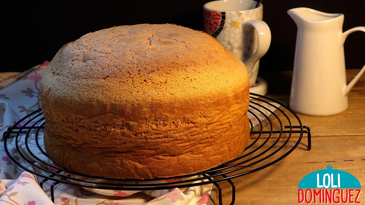 ESTE ES EL MEJOR BIZCOCHO PARA TARTAS QUE HE PROBADO, ¡COMPRUÉBALO! - RECETA FÁCIL - Loli Domínguez