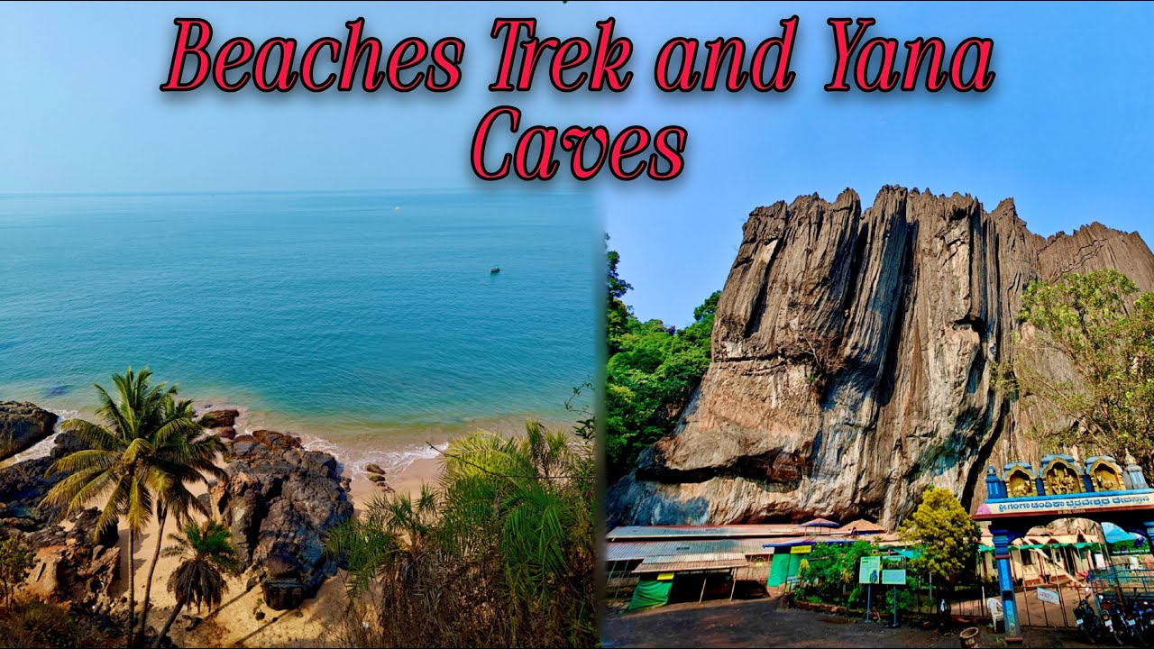 Gokarna Beach Trek and Yana Caves| EP-02| Trekking to explore beautiful beaches |  #gokarna #ombeach