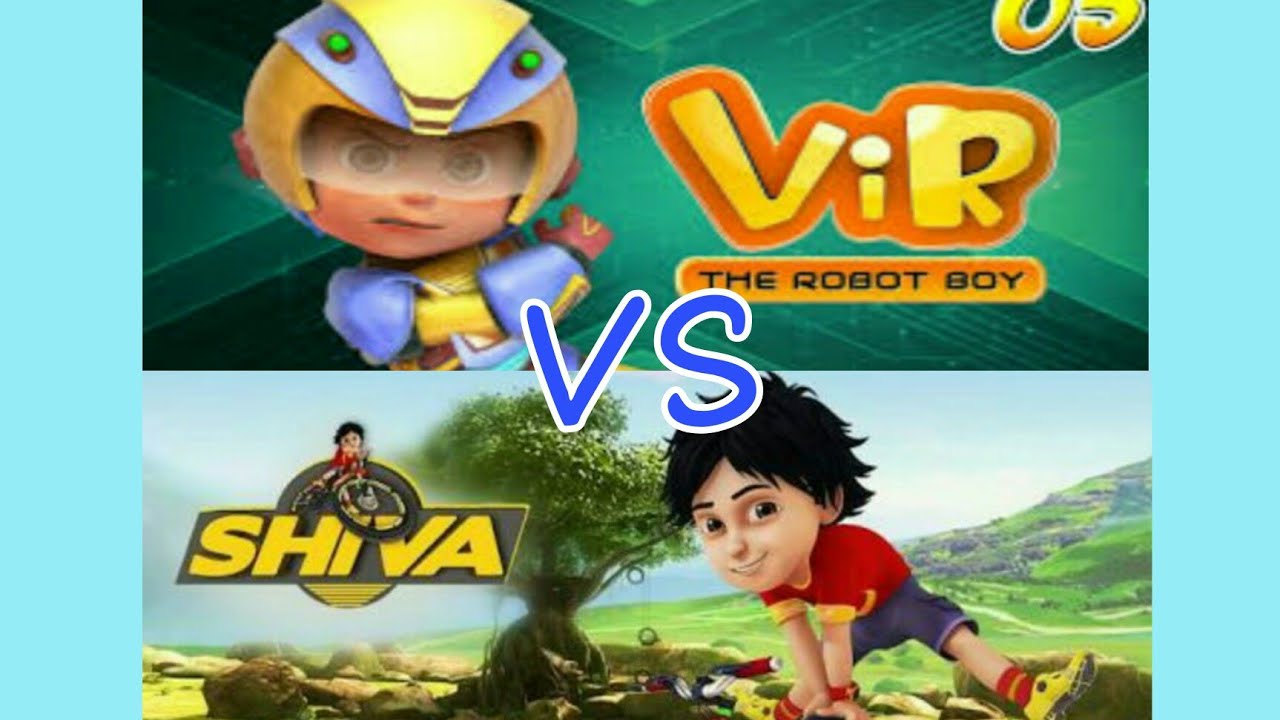 Shiva VS Vir the robot boy | Comparison video| anime video | My Toon World | Syed M. Ahmed |