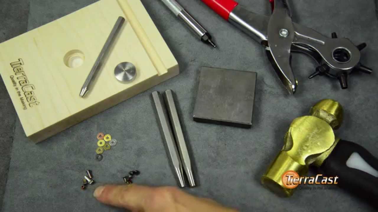 Technique: How to Set Eyelets & Rivets with TierraCast Tools