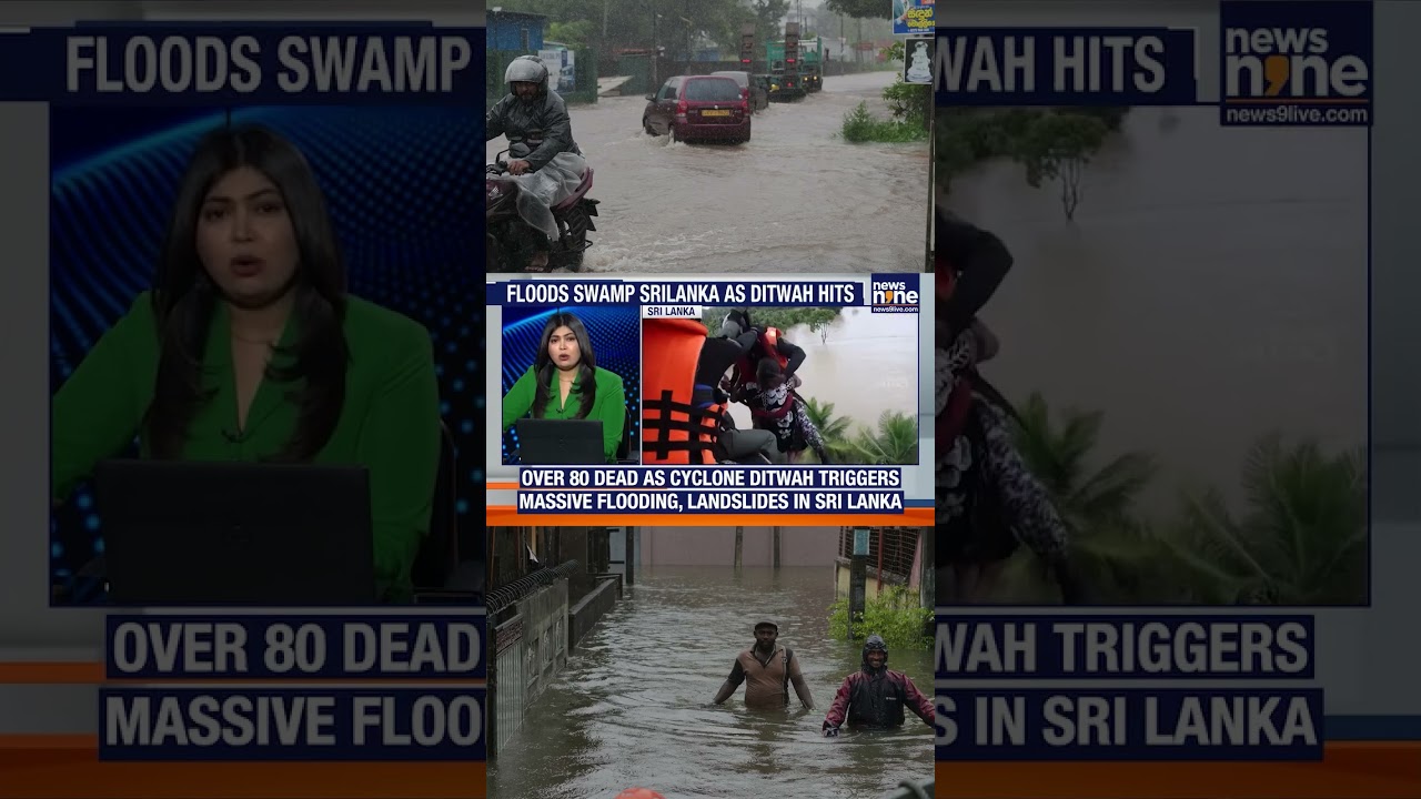 Sri Lanka Floods Kill 80+, Dozens Missing, Thousands Displaced Amid Heavy Rains