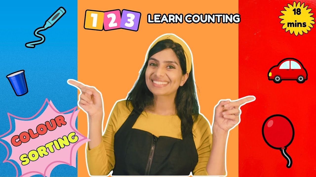 Sorting Colours & Counting Fruits | Picture Fun Learning for Babies & Toddlers | Malayalam & English