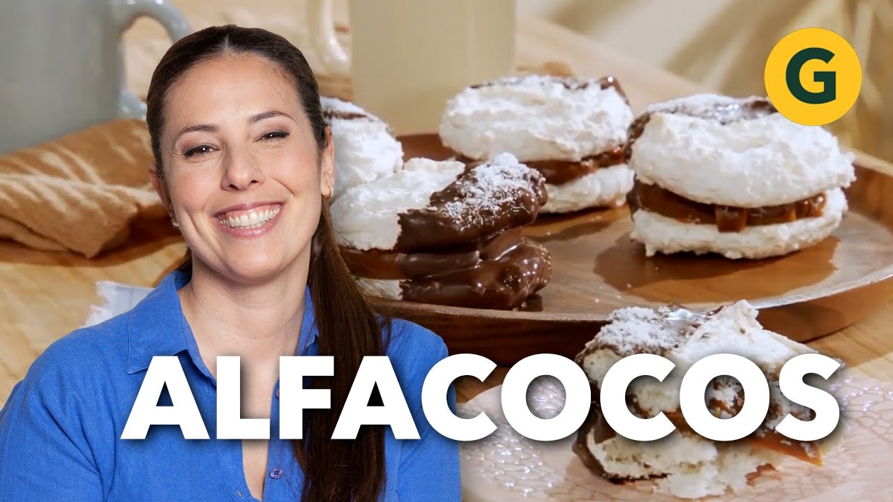 ALFACOCOS: ALFAJORES DE COCO ESPONJOSOS 🥥 por Estefanía Colombo | El Gourmet