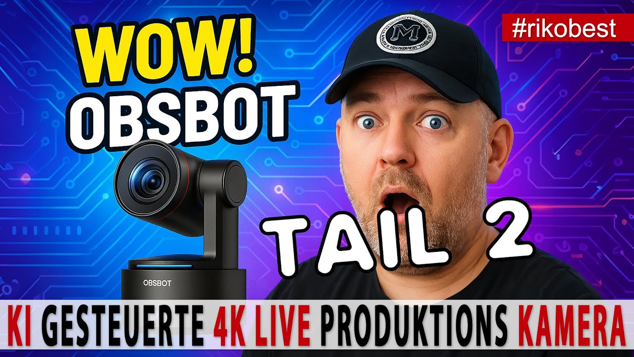 Unglaublich smart! OBSBOT Tail 2 | Die neue AI-Powered PTZR 4K Kamera für Profis im autdoor Test