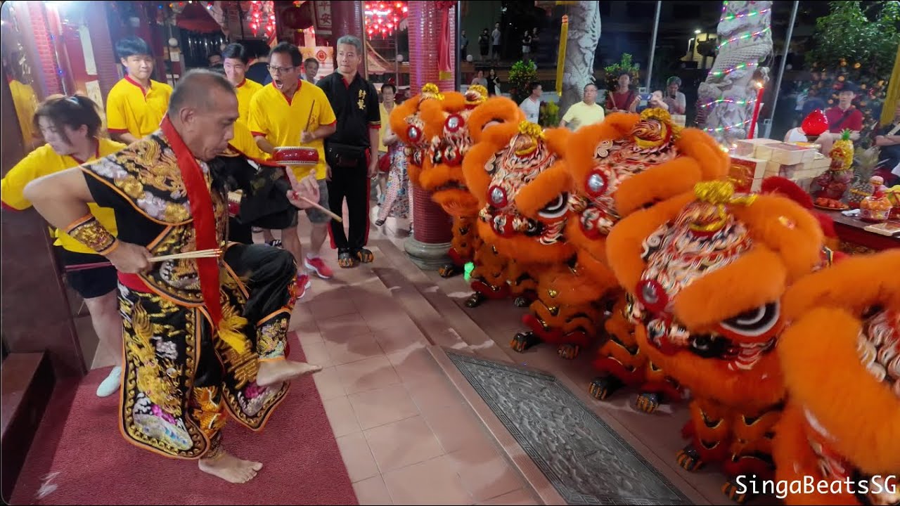 [4K] Grand Lion and Dragon Dance Performance @ Guang Ming Tang Temple 12.02.2025