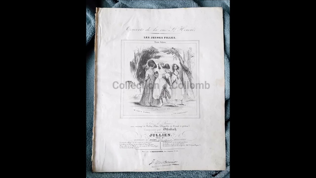 Jacques OFFENBACH - Les Jeunes Filles (Die Jungfrauen), suite de valses (1836)