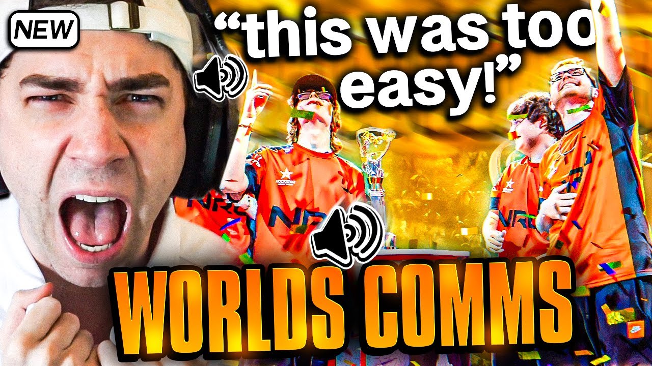 NRG's FULL WORLD CHAMPIONSHIP COMMS (REACTION) | Rocket League