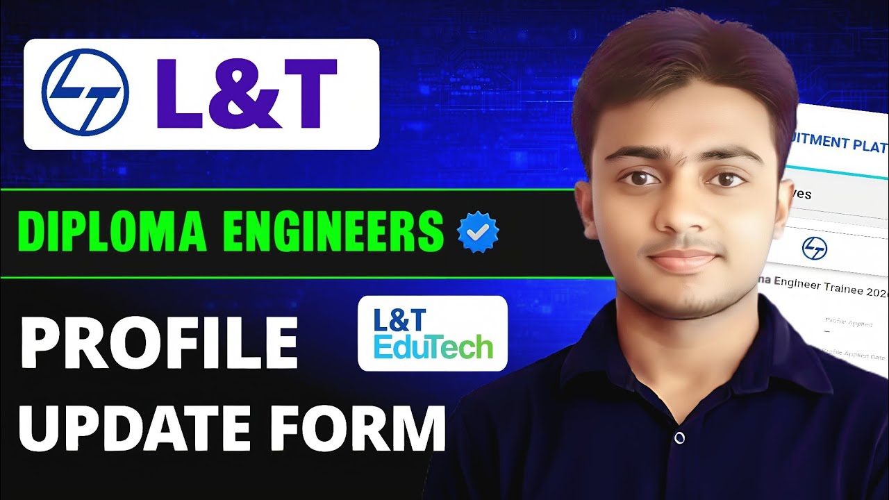 L&T Diploma Trainee 2026। Profile Update Mail। L&T DET 2026। Profile Update kaise kre। Latest jobs 