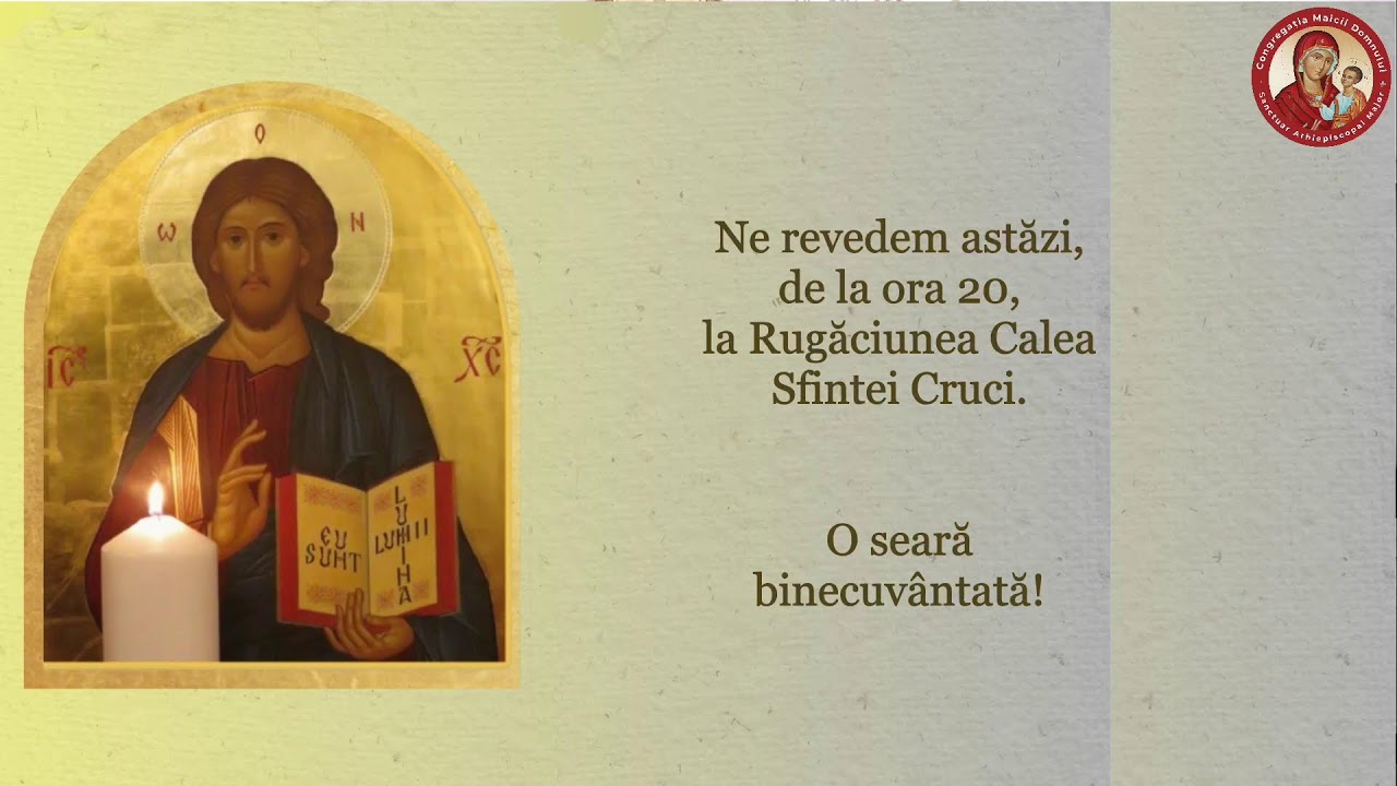 SFÂNTA LITURGHIE A DARURILOR ÎNAINTE SFINȚITE   - Vineri, 27 Februarie 2026