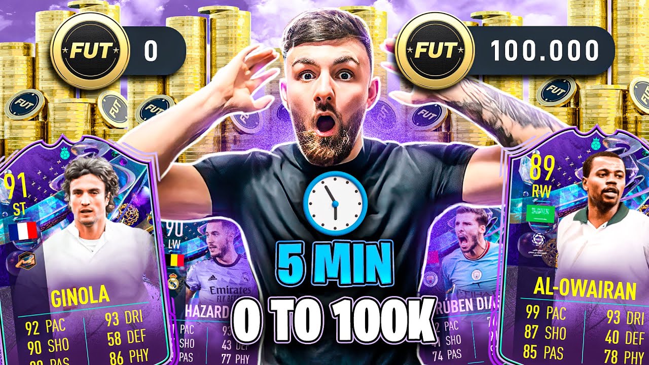 FASTEST way to go from 0 To 100K COINS in FIFA 23 (EASIEST way to go from 0 to 100K) *TRADING GUIDE*