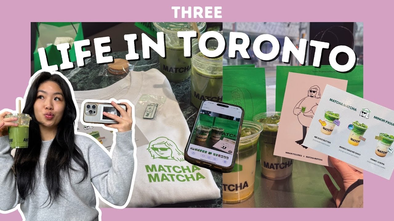 life in toronto (christmas edition✨): matcha matcha launch event, toronto cheap eats| letitia&rsquo;s 2025