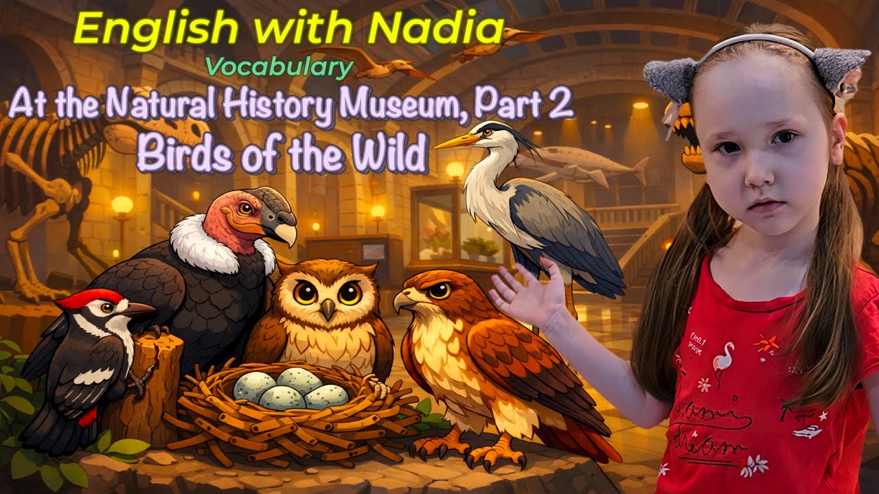 At the Natural History Museum, Part 2 | Birds of the Wild | Vocabulary