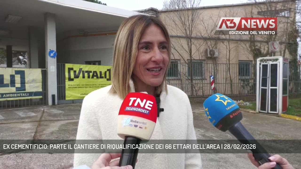 EX CEMENTIFICIO: PARTE IL CANTIERE DI RIQUALIFICAZIONE DEI 66 ETTARI DELL'AREA | 28/02/2026